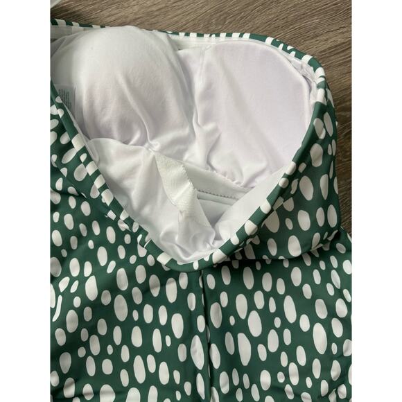 Kona Sol Swim Women's Straight Neck Medium Coverage One Piece Swimsuit - Picture 5 of 5